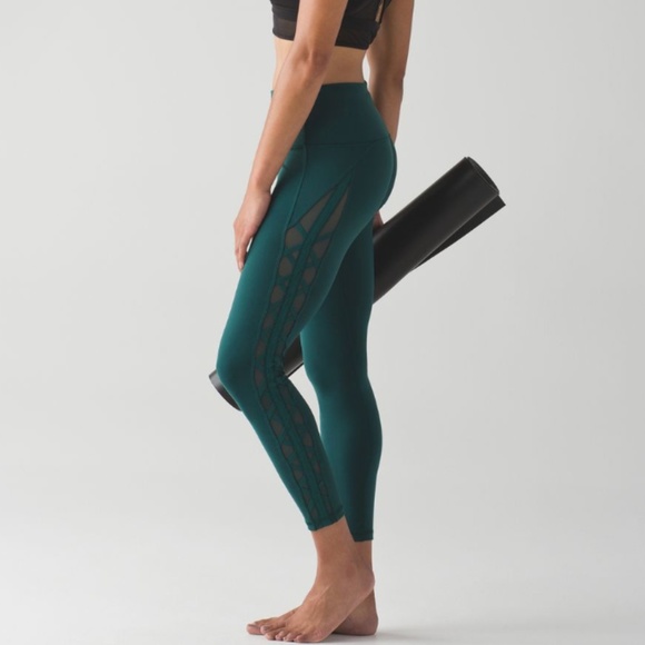 lululemon athletica Pants - Lululemon High Times Pant (Rhythm) Deep Green